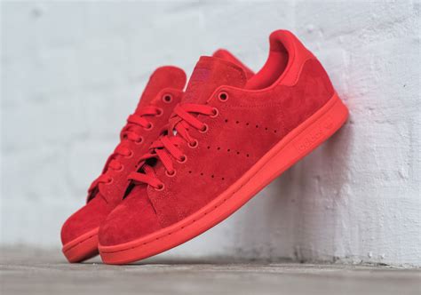 adidas stan smith red suede